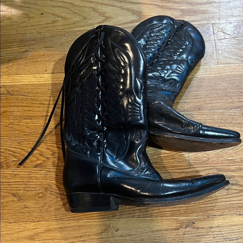 Black Western Cowboy Boots
